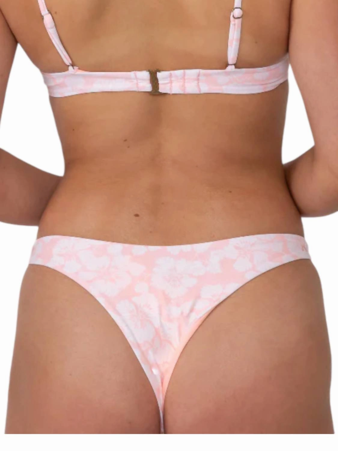 Sandy Cheeky Brief Bikini Bottom In Pink