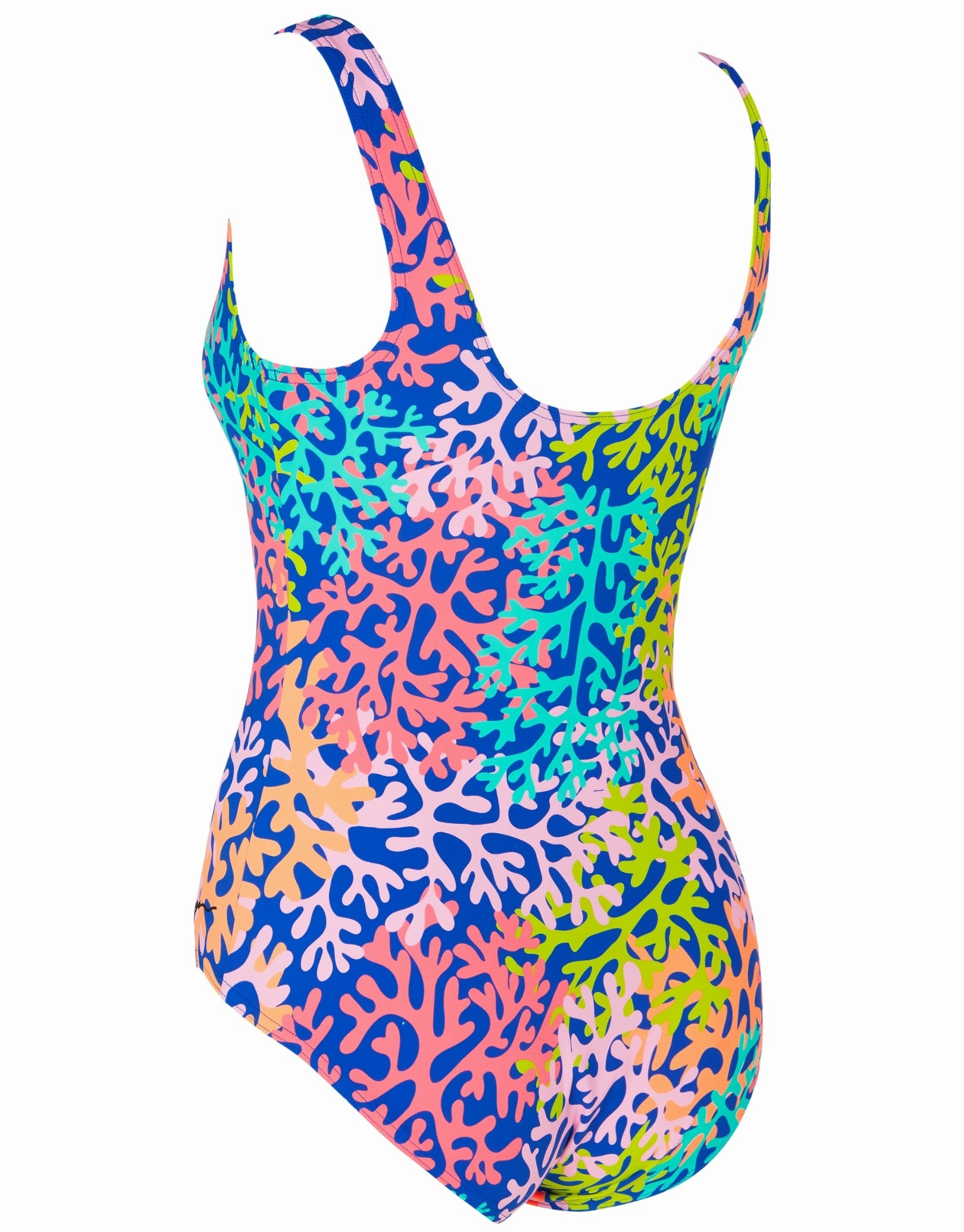 Sea Change Thermal Ecofeel Scoopback Swimsuit - Blue/Multi