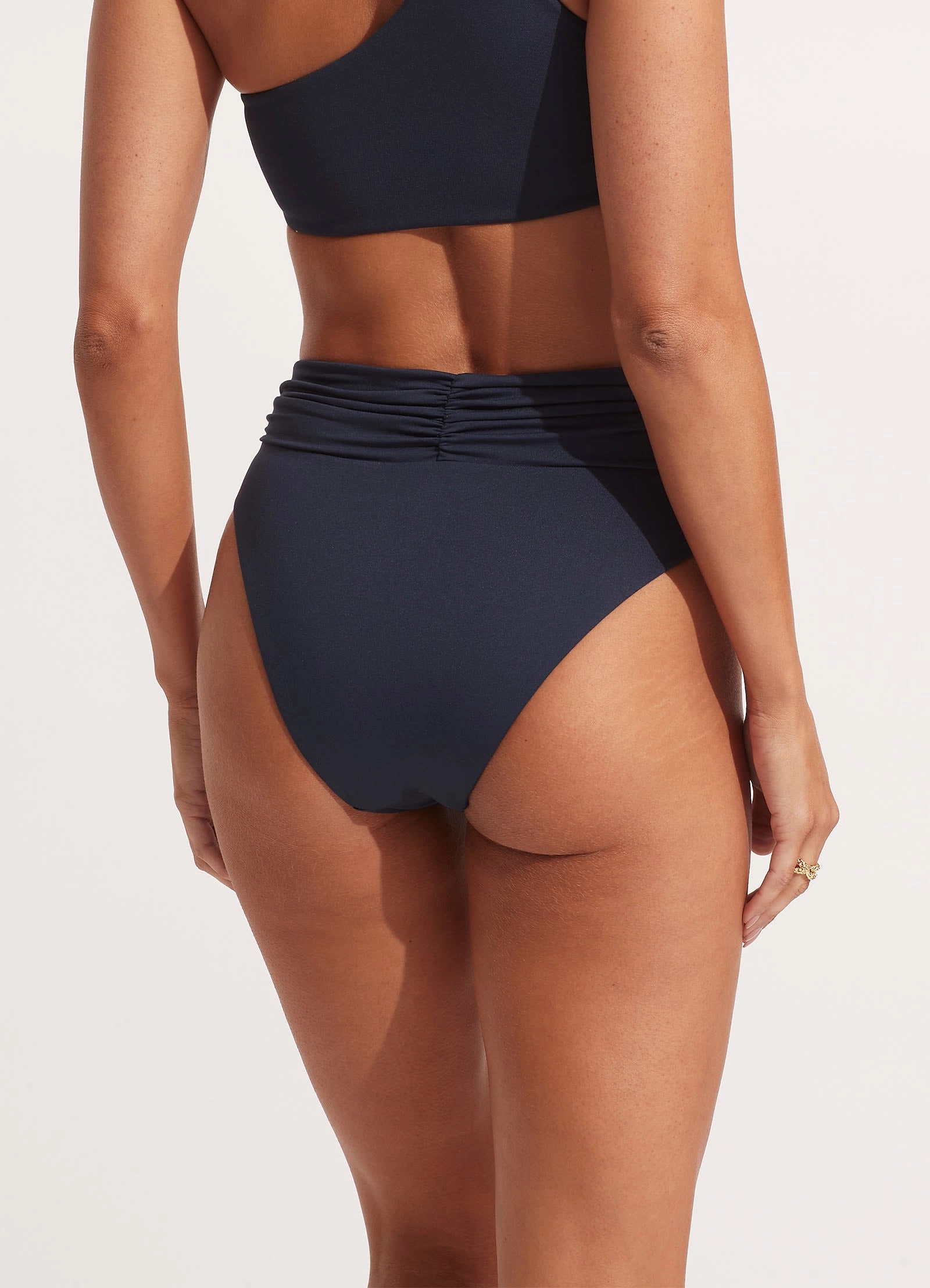 Seafolly Collective High Cut Rio - True Navy