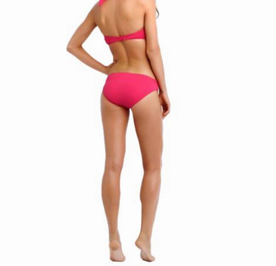 Seafolly Raspberry Red Pink Twist Band Hipster Bikini Bottoms