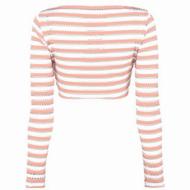 Seafolly Sun Protection Long Sleeved Cropped Vest Rash Guard Top