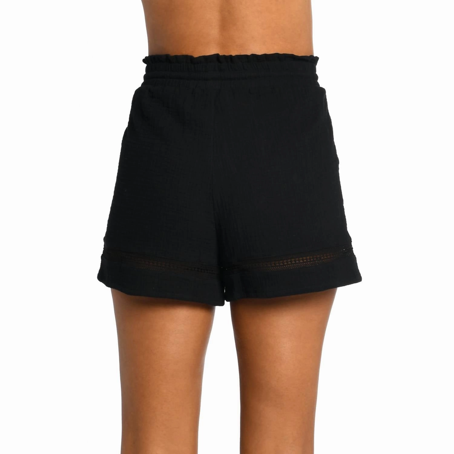 Seaside Covers Beach Shorts In Black