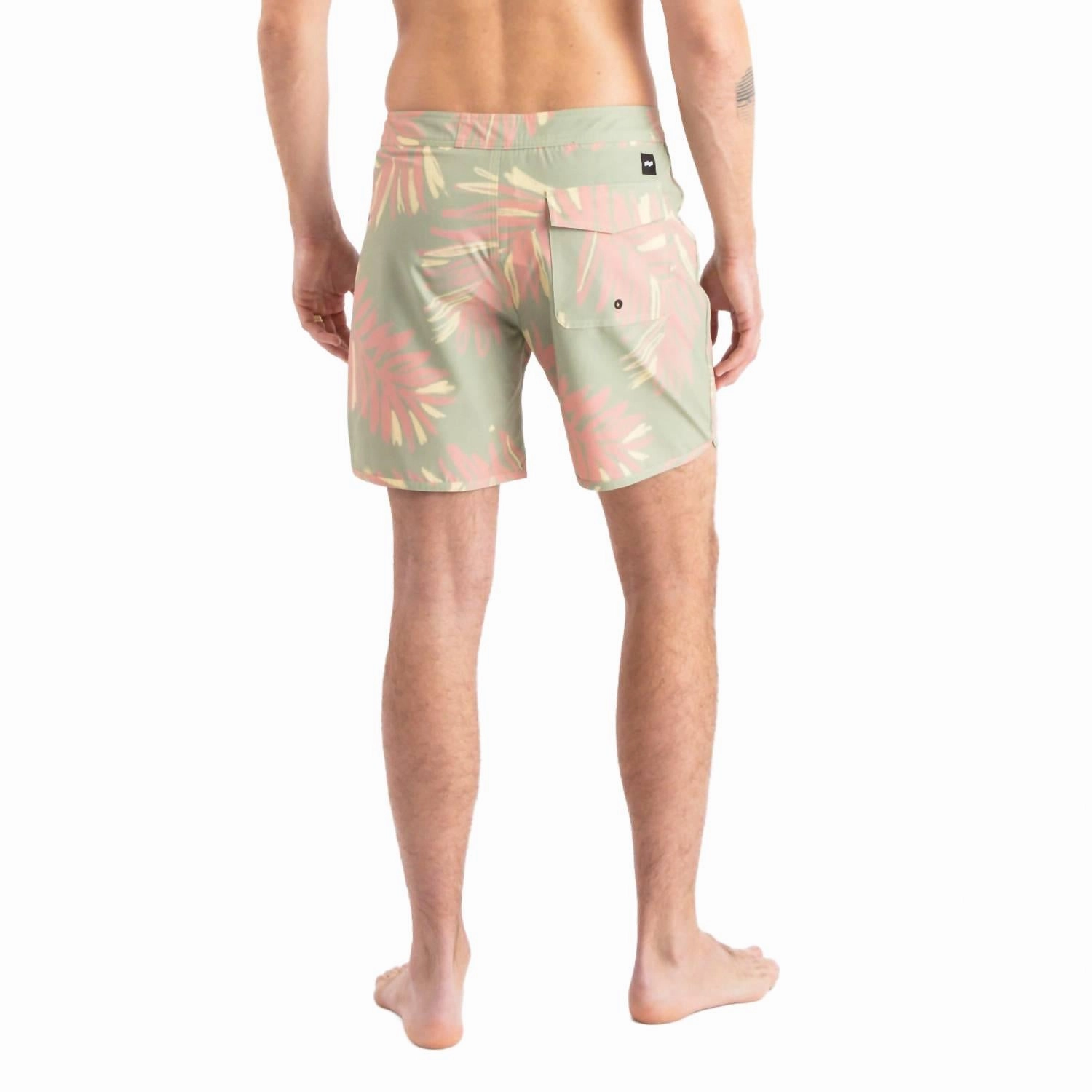 Seasons Boardshort In Green Tea