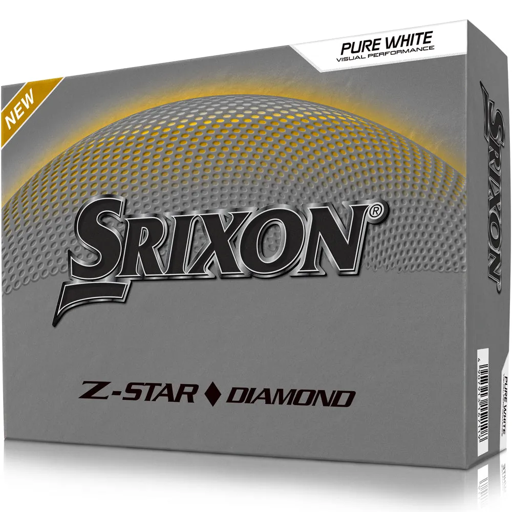 Srixon Z-Star Diamond Golf Balls - White - 12 Pack, Golf push cart, Golf travel essentials, Golf posture corrector