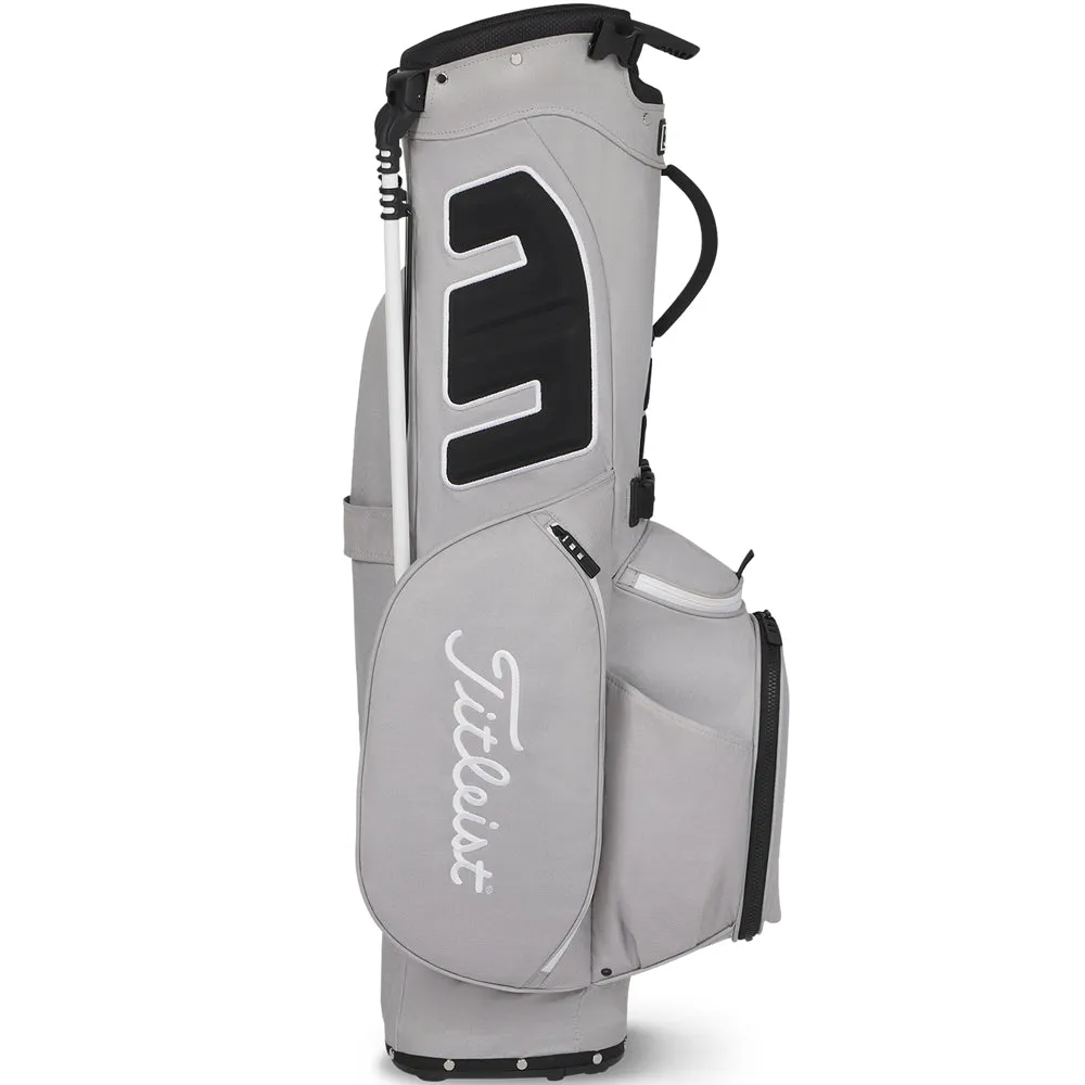 Titleist Players 4 Stand Bag Ltd Edition Granite Pack - Grey/White, Golf rain gloves