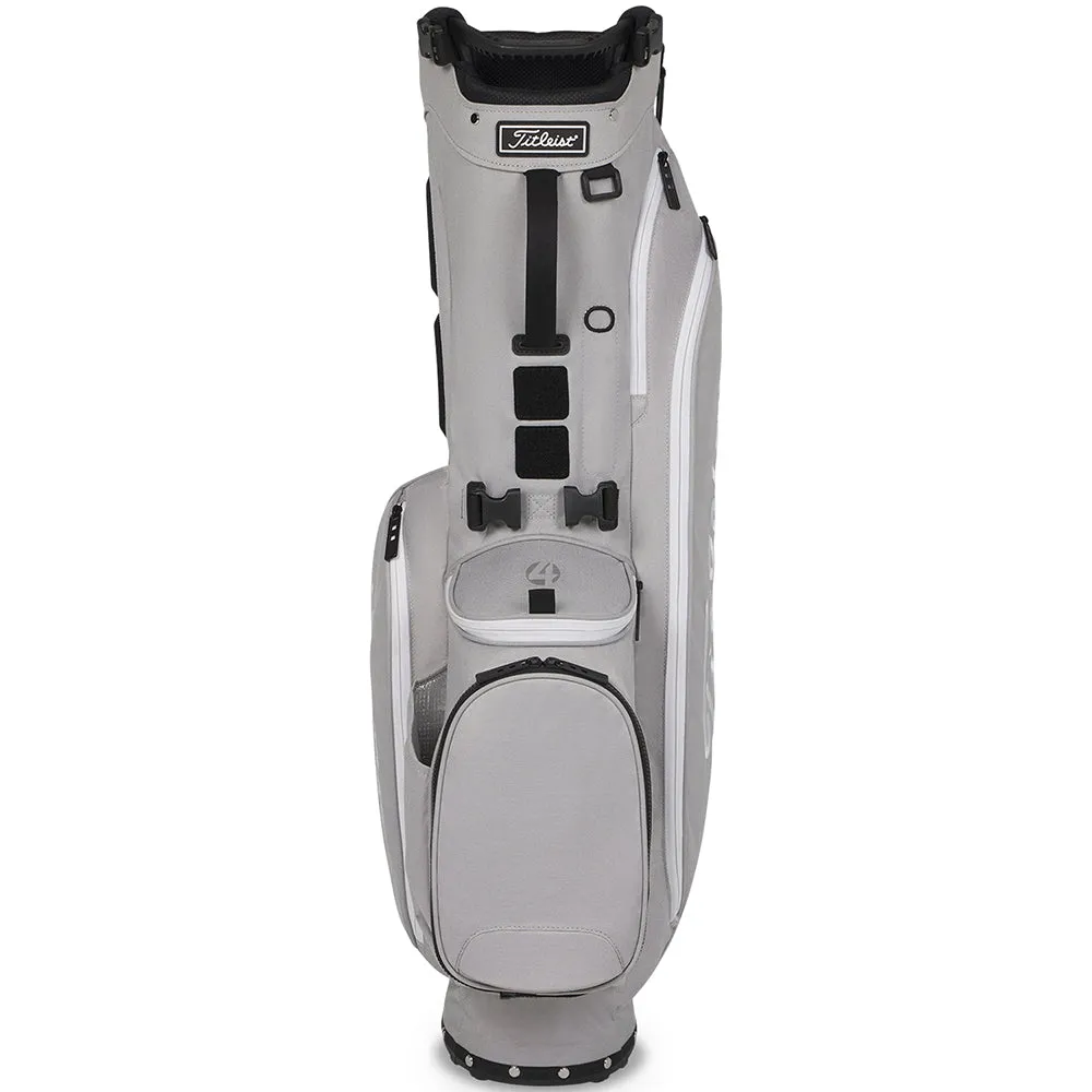 Titleist Players 4 Stand Bag Ltd Edition Granite Pack - Grey/White, Golf stand bag