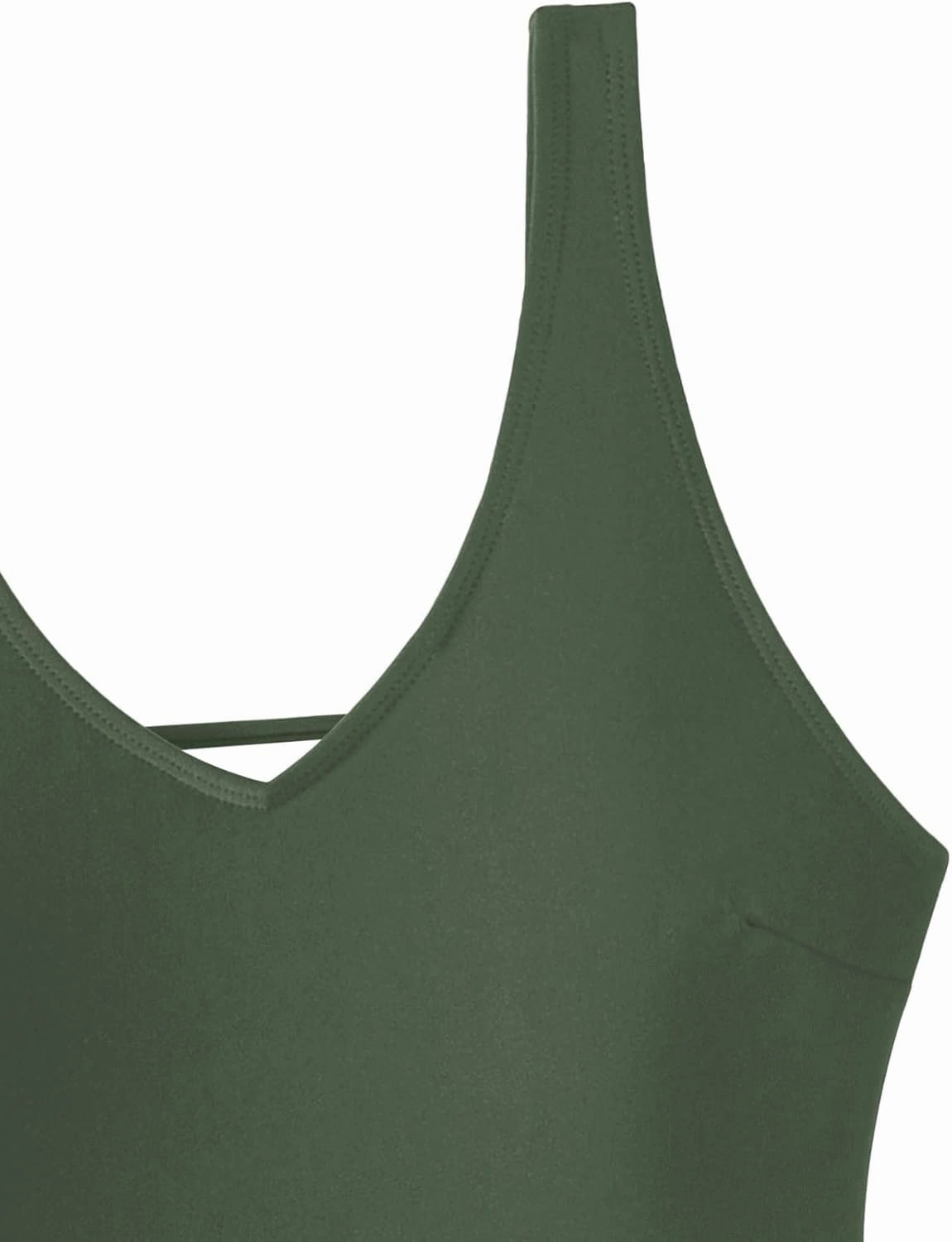 Sexy Backless Cheeky High Cut Leg Thong V Neck One Piece Swimsuit