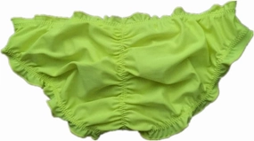 Sexy Women's Ruffle Wavy Brazilian Bikini Bottom Hipster Swimsuit