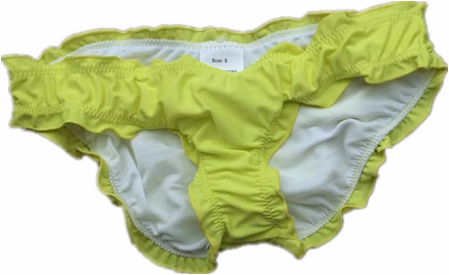Sexy Women's Ruffle Wavy Brazilian Bikini Bottom Hipster Swimsuit