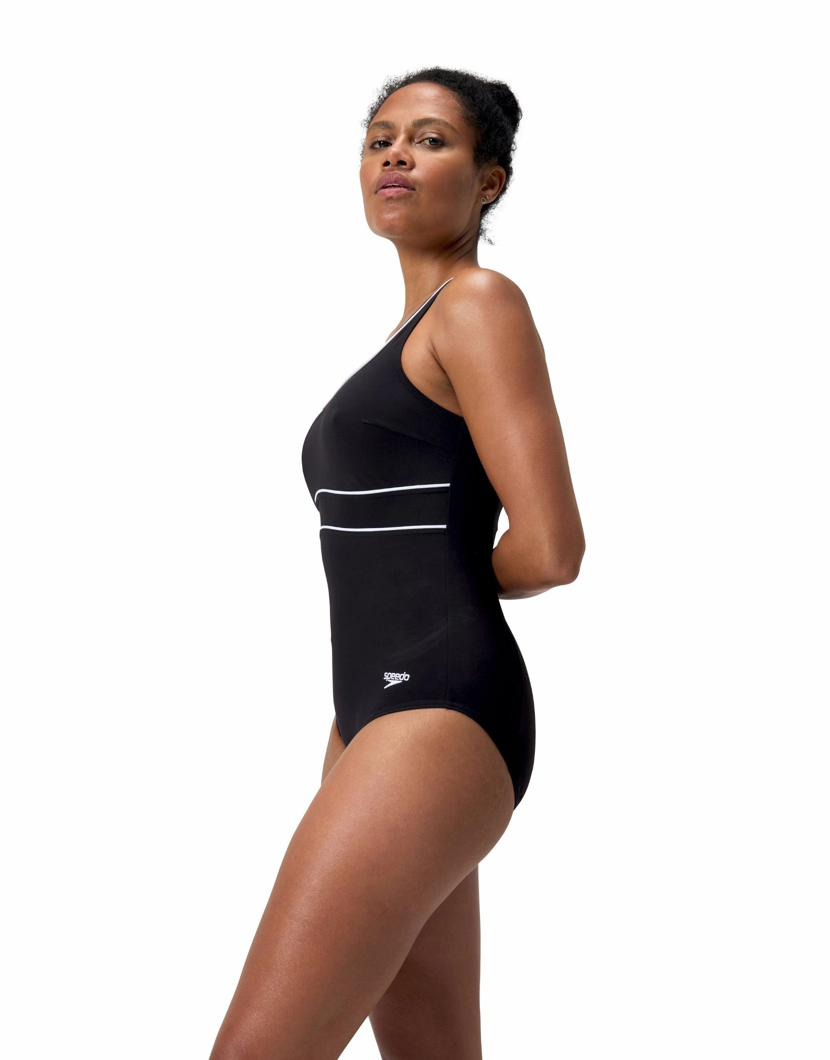 Shaping ContourEclipse Swimsuit - Black/White