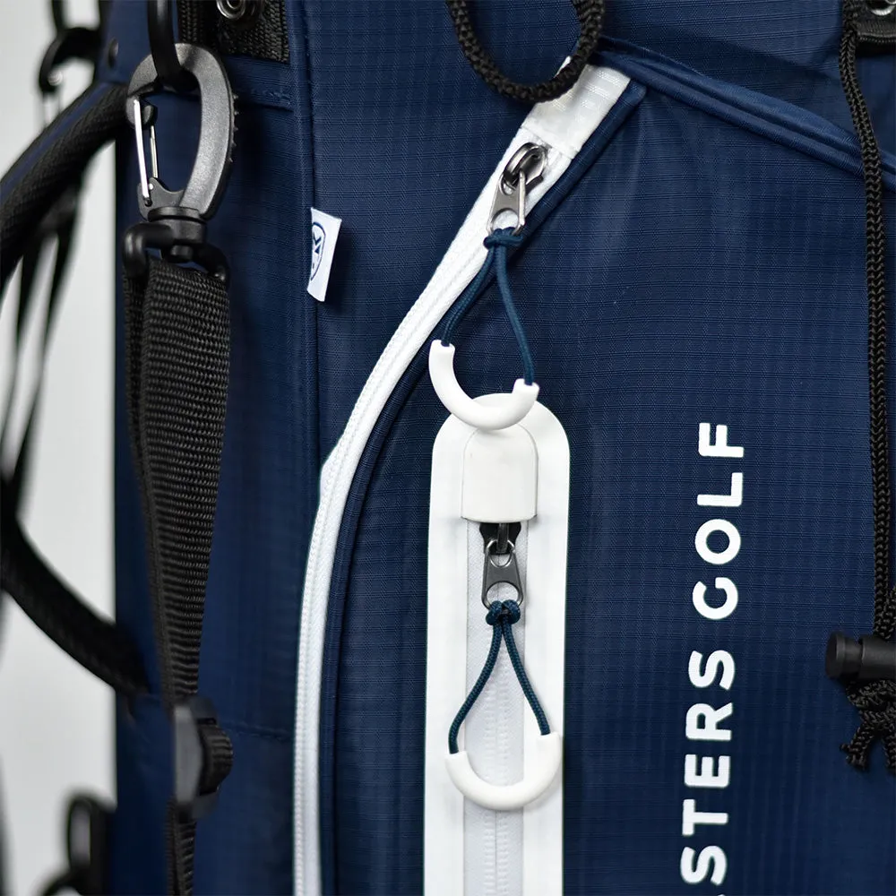 Masters 7.5" Water Resistant Stand Bag - Navy/White, Adidas golf shoes, Rain golf gloves