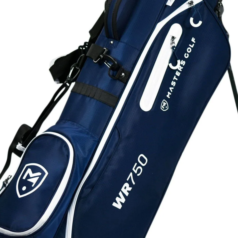 Masters 7.5" Water Resistant Stand Bag - Navy/White, Golf hybrid club, How to choose golf irons for beginners, Fingerless golf gloves