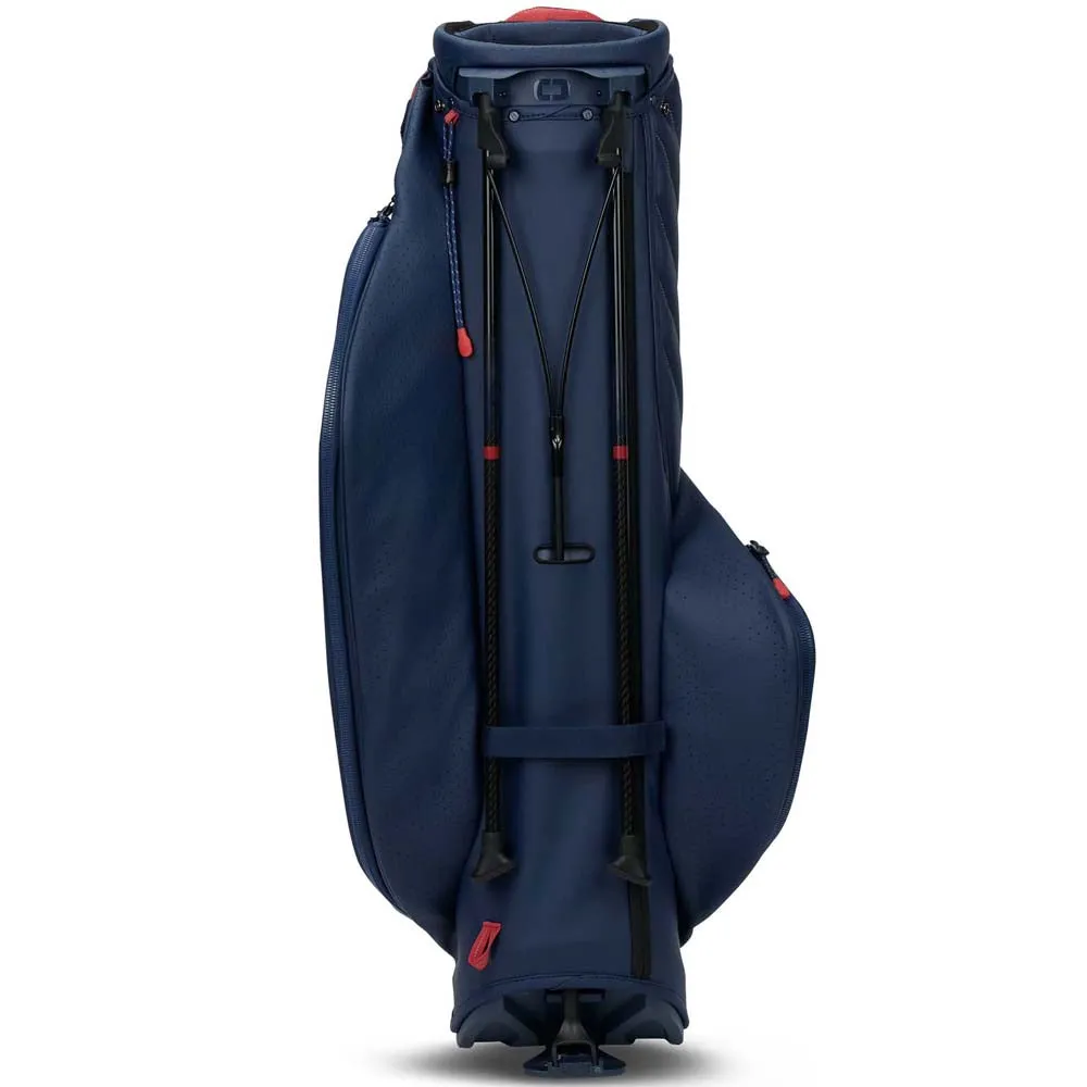 OGIO Shadow Stand Bag - Red/White/Blue, Golf simulator for home, Vegan golf shoes