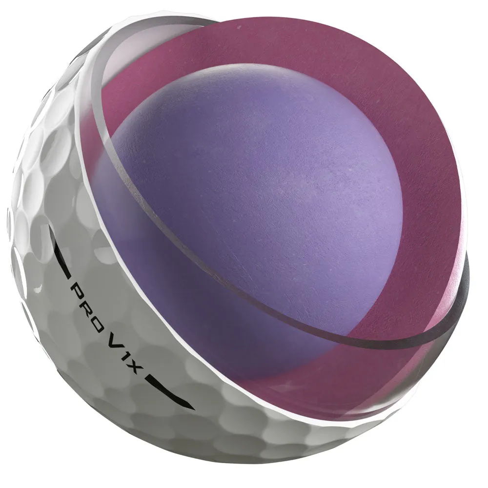 Titleist Pro V1x Golf Balls - White - 3-Ball Sleeve, Golf organizer for car