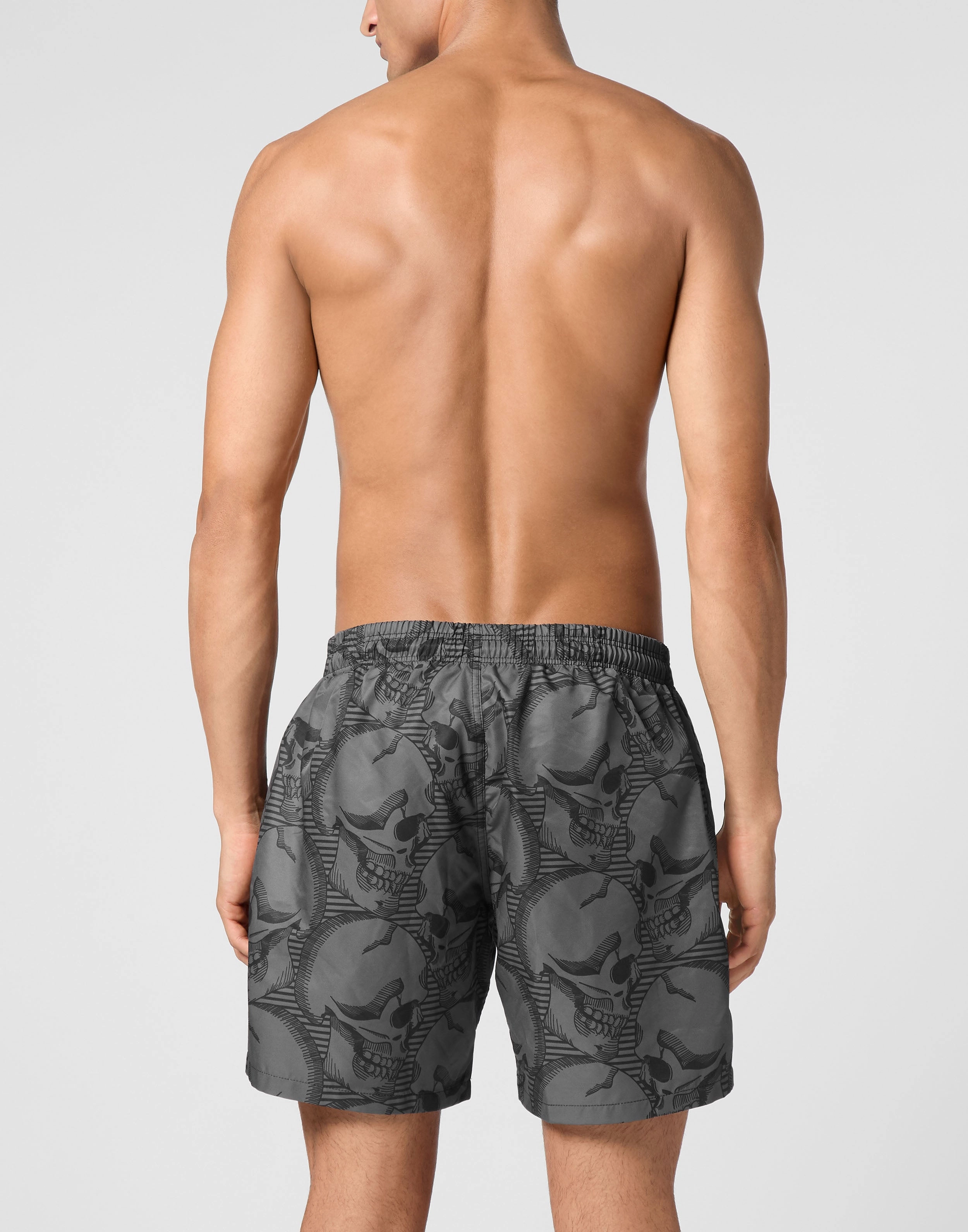 Short Swim Boxer Skull