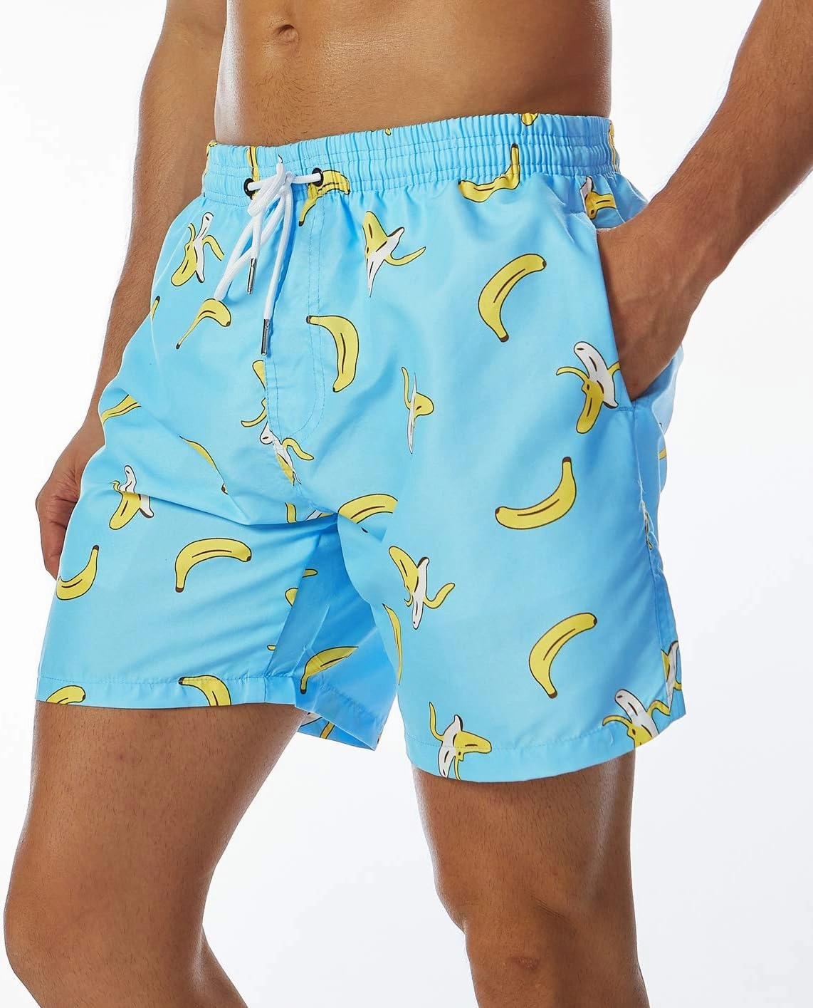 SILKWORLD Men's Swim Trunks Quick Dry Shorts with Pockets