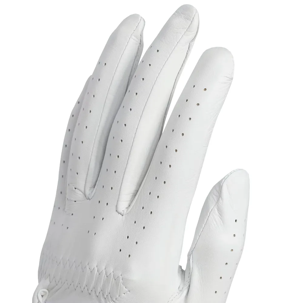 adidas Pro Leather Glove - White/Black, Golf cleats replacement, Senior golf clubs