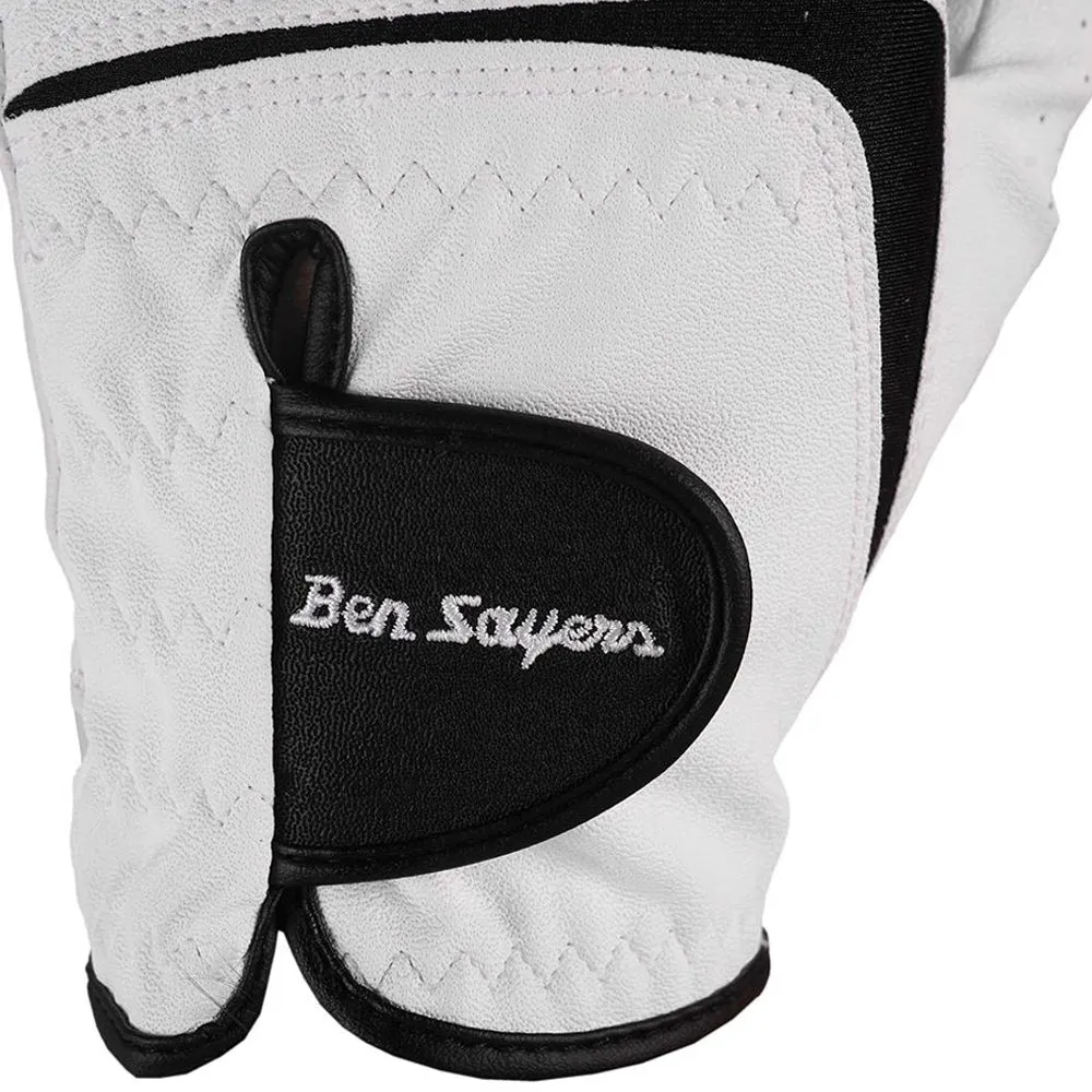 Ben Sayers All Weather Glove - White/Black - 3-Pack, Golf posture corrector