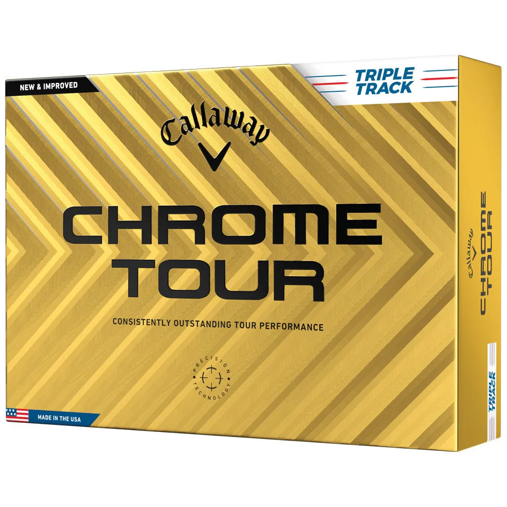 Callaway Chrome Tour Triple Track Golf Balls - White - 12 Pack, FootJoy golf shoes, Golf training aid, Clearance golf clubs