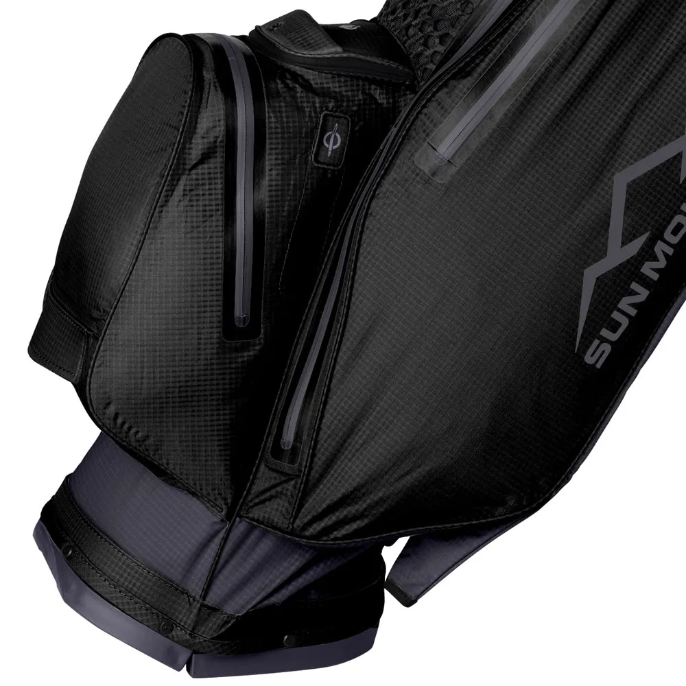 Sun Mountain H2NO 14-Way Lite Waterproof Stand Bag - Steel/Black, Golf shoe travel bag