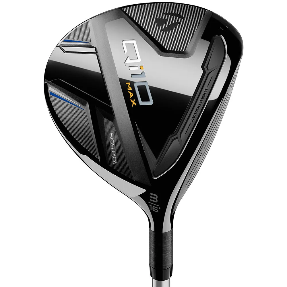 Simple. Smart. Powerful. TaylorMade Qi10 Ladies Fairway Wood - MAX Back in Stock, Golf bag rain cover, Golf club cleaning brush, Golf cart cup holder