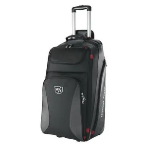 Simple. Smart. Powerful. Wilson Wheeled Travel Bag - Black/Silver Made for You, Team golf uniforms