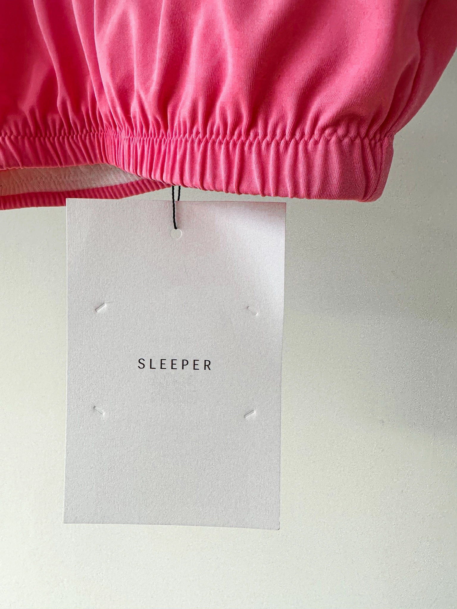 Sleeper Ariel Pink Ruffle Trim Bikini Top