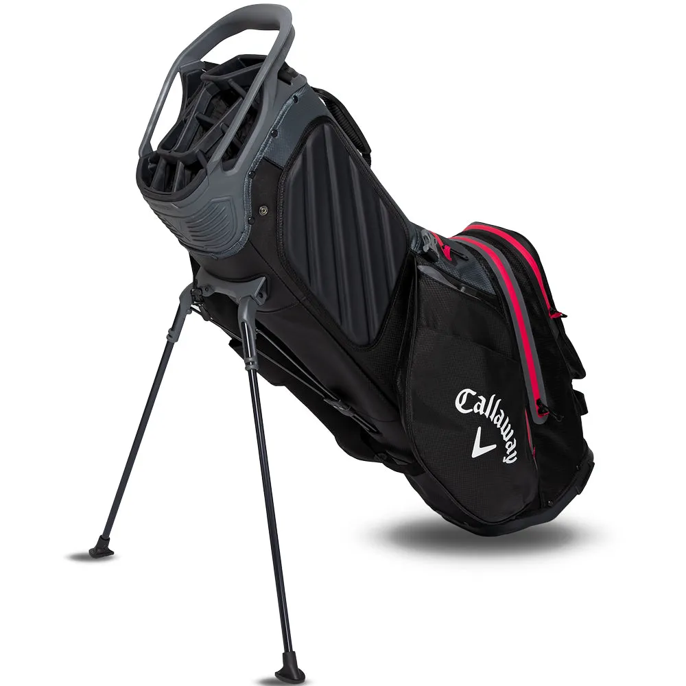 Callaway Fairway 14 HD Waterproof Stand Bag - Black/Charcoal/Pink, Golf club grips