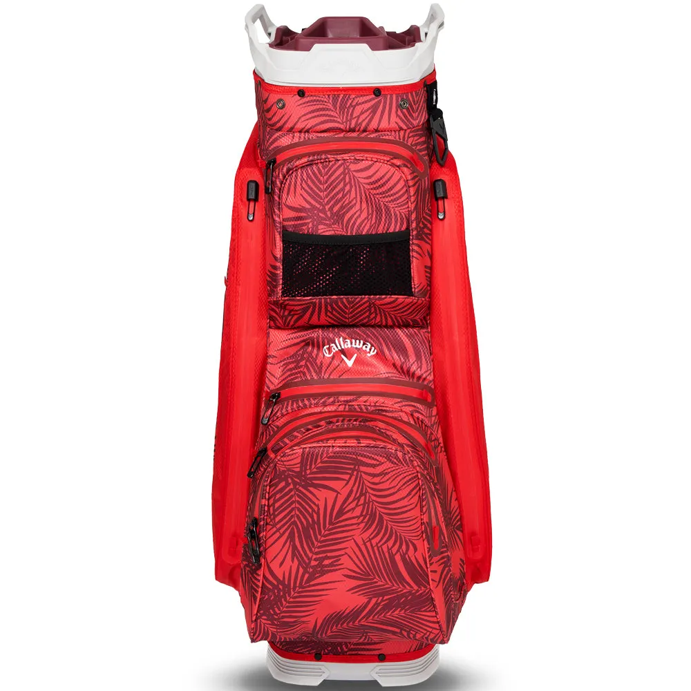 Callaway Org 14 HD Waterproof Cart Bag - Red Palms/Light Grey, Golf tournament gifts, Junior golf clubs set