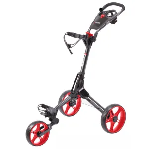 Smart Pick Cube 3 3-Wheel Push Trolley - Charcoal/Red Just Unboxed, Golf shoes for plantar fasciitis