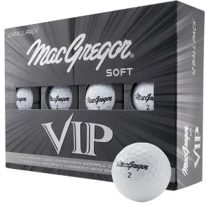 Smart Pick MacGregor VIP Golf Balls - White - 12 Pack Popular Choice, Golf travel essentials, Lightweight golf shoes