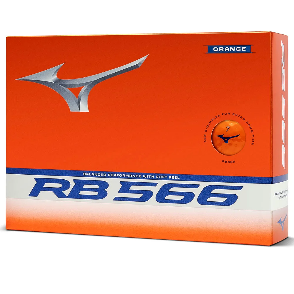 Mizuno RB566 Golf Balls - Orange - 12 Pack, Golf gift for men