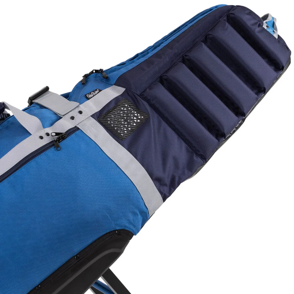 Sun Mountain Club Glider Meridian Travel Cover - Navy/Cavalry, Callaway Paradym irons, Golf scorecard holder, Fingerless golf gloves