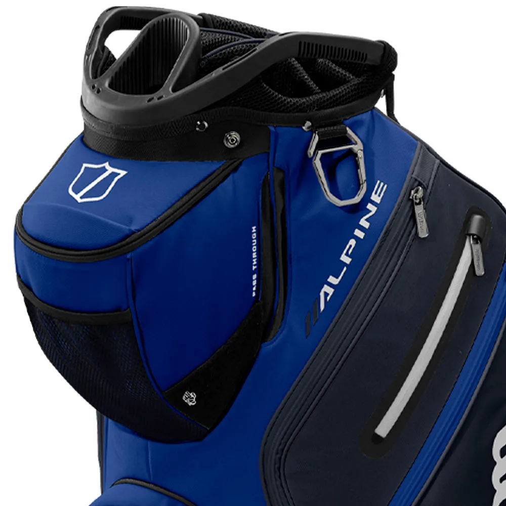 Wilson Alpine Cart 14 Bag - Navy/Blue, Golf posture corrector, Golf club grips