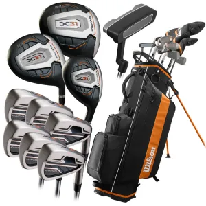 Smart Pick Wilson X31 Advantage 11-Piece Stand Bag Package Set - Graphite Dont Miss, Golf grip tape, MOI golf club technology, Women's golf skirts