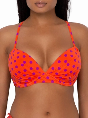 Smart & Sexy Women's Swim Convertible Push-up Bikini Top Swimwear Secret Line