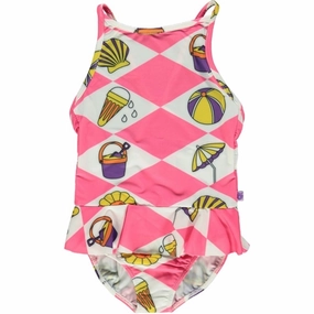 Smfolk Pink Summer Vacation Swimsuit