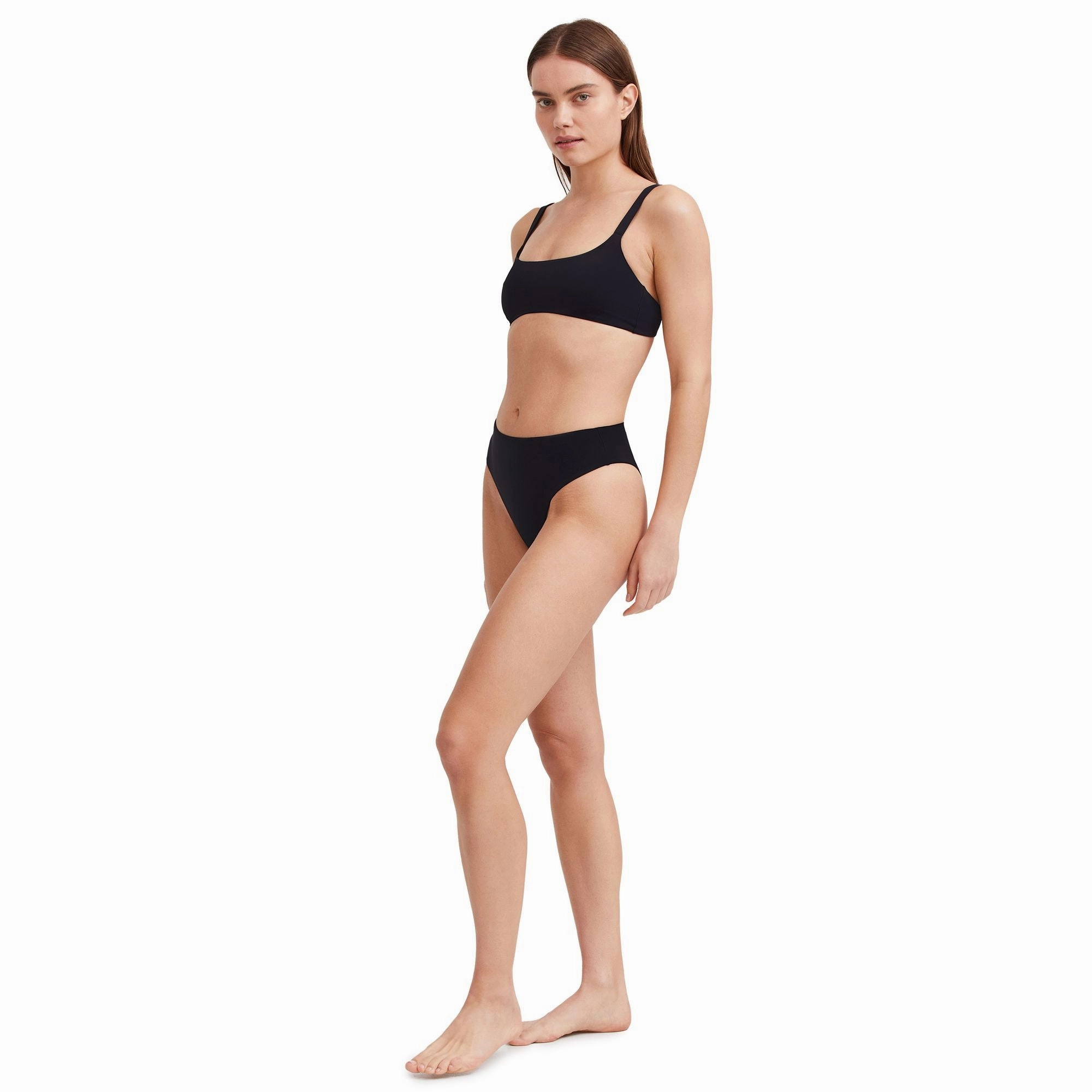 Solid Bikini Bra Swim Top