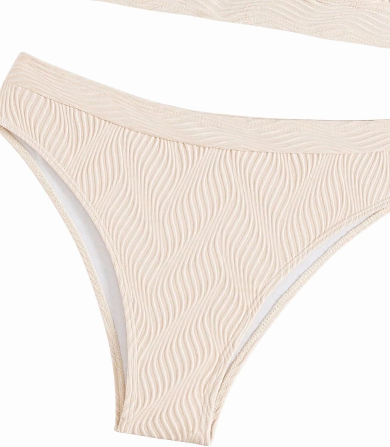 SOLY HUX Women's Swimsuit Halter Bikini Sets High Waist Cheeky Thong Bathing Suit 2 Piece