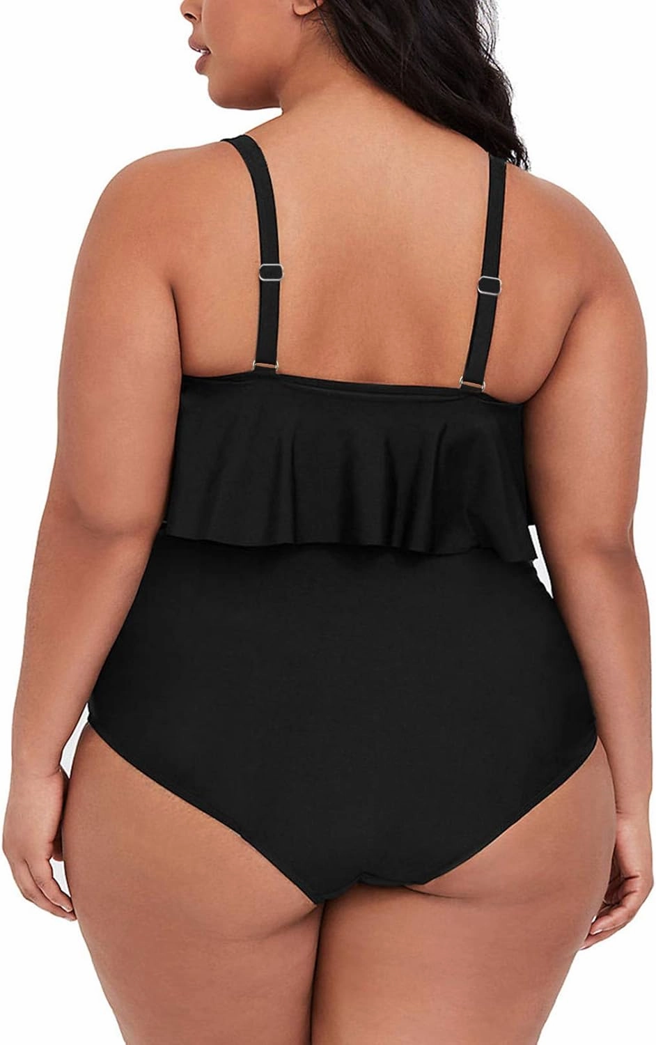 Sovoyontee Women's 2 Piece Plus Size High Waisted Swimsuit Bathing Suit