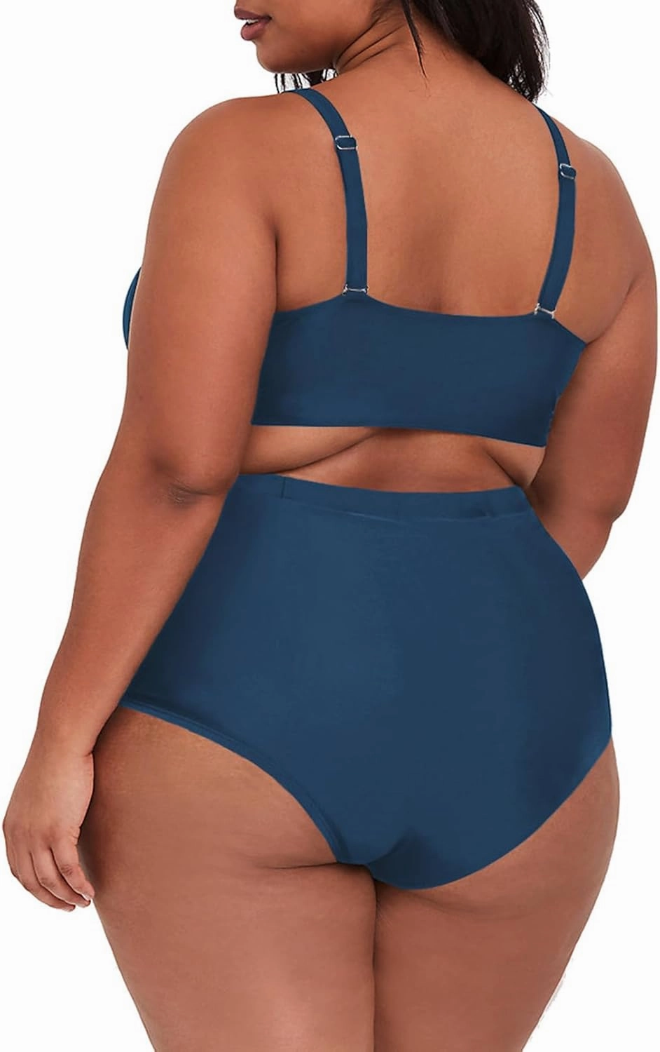 Sovoyontee Women's 2 Piece Plus Size High Waisted Swimsuit Bathing Suit