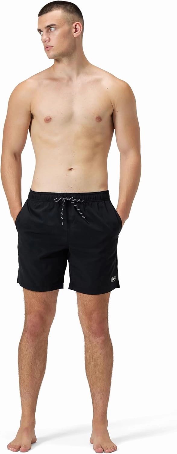 Speedo Men's Swim Trunk Mid Length Essentials Solid