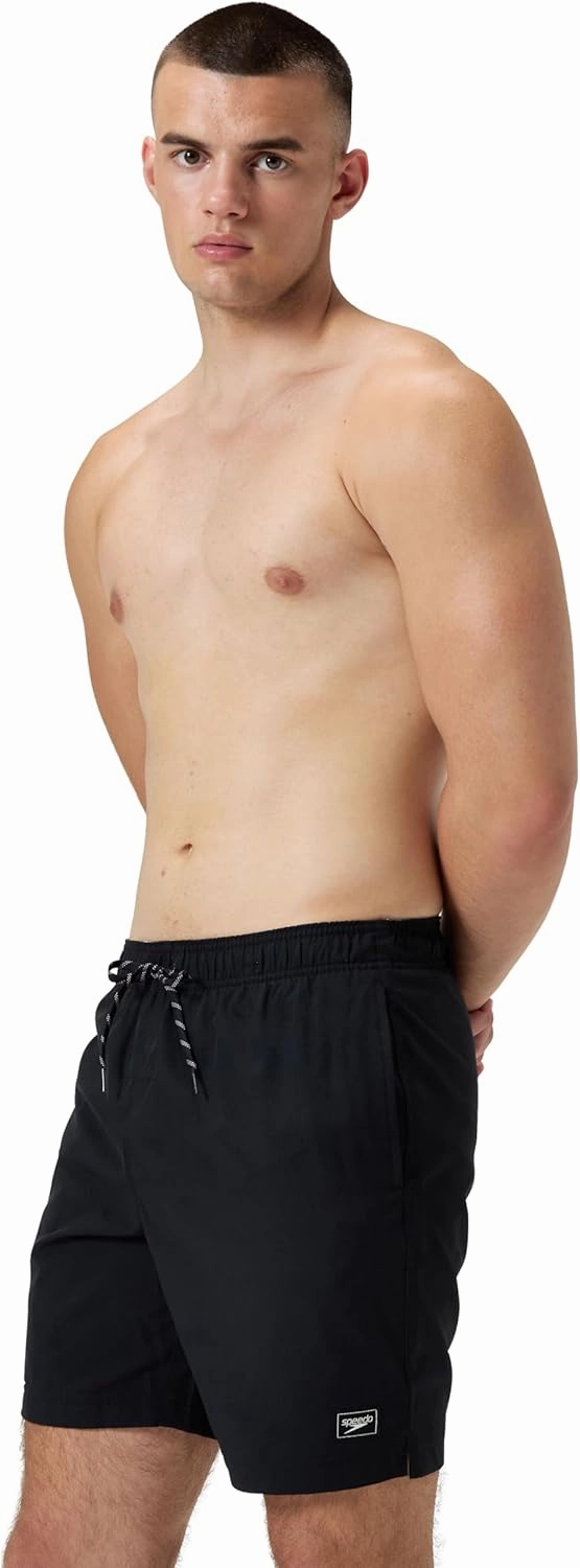 Speedo Men's Swim Trunk Mid Length Essentials Solid