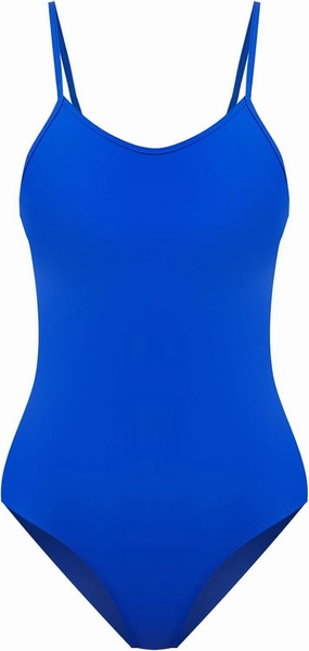 speerise Retro Criss Cross Back Onepiece Swimsuit, Adjustable Strap Swimwear