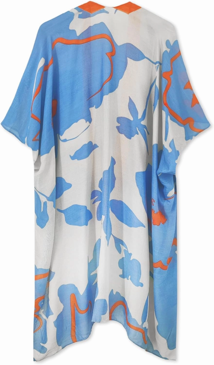 Spicy Sandia Kimonos for Women Floral Beach Cover Up Loose Swimsuit Bathing Suit Coverup Cardigan for Summer Swimwear