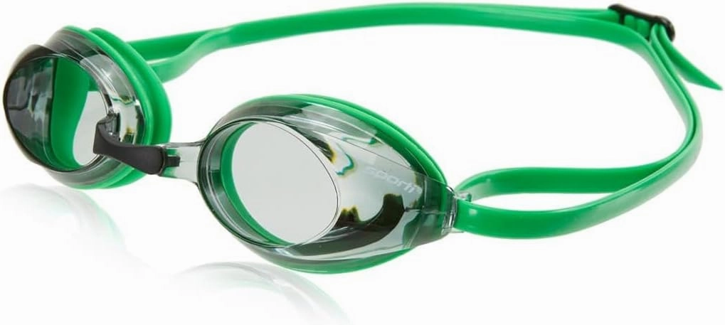 Sporti Unisex Adult Swimming Goggles, Antifog Swim Goggles for Men & Women, Shatter-resistant, Double Straps, Variety Designs