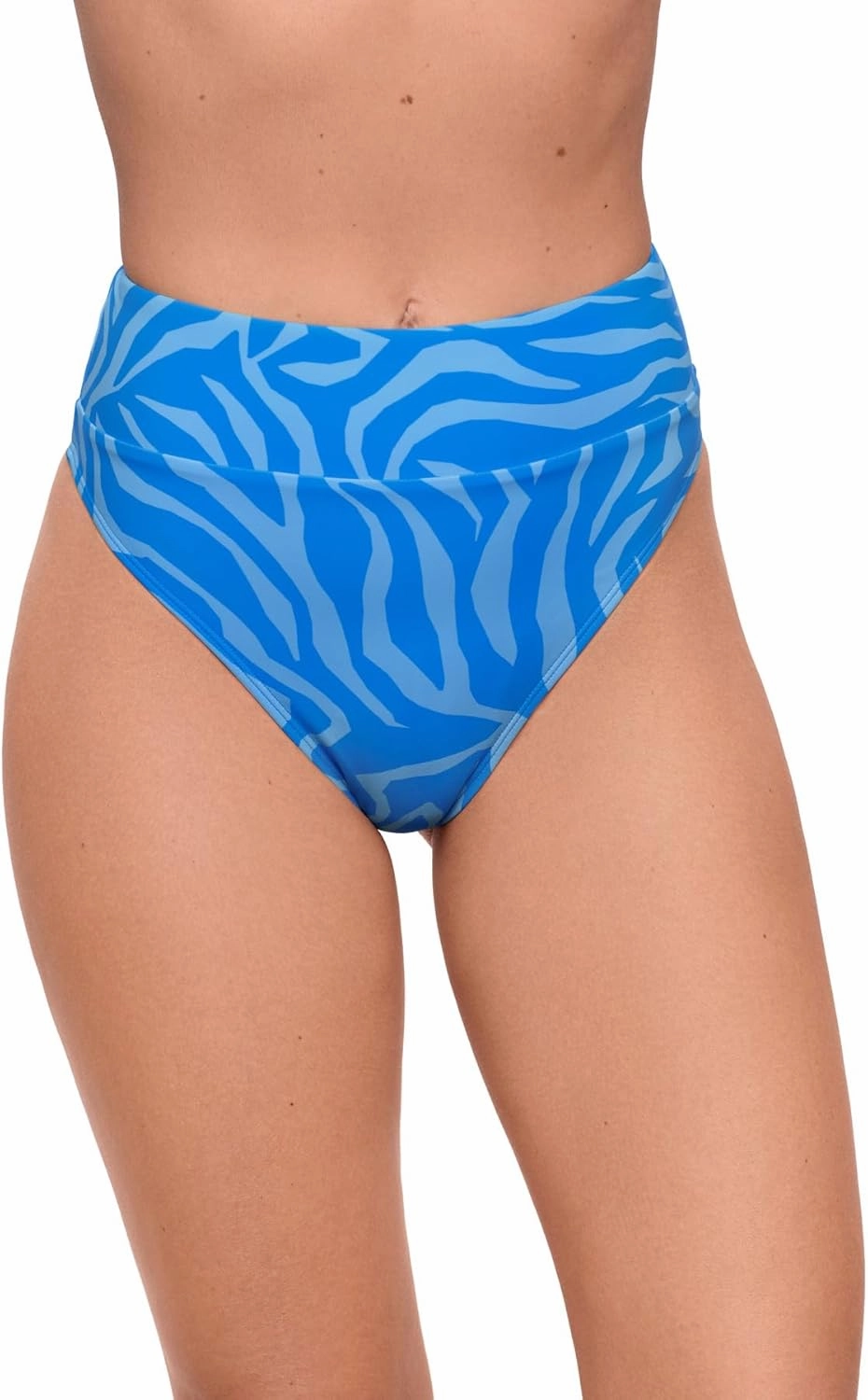 Sports Illustrated Women's Standard Wide Band Leg High Waist Bikini Bottom