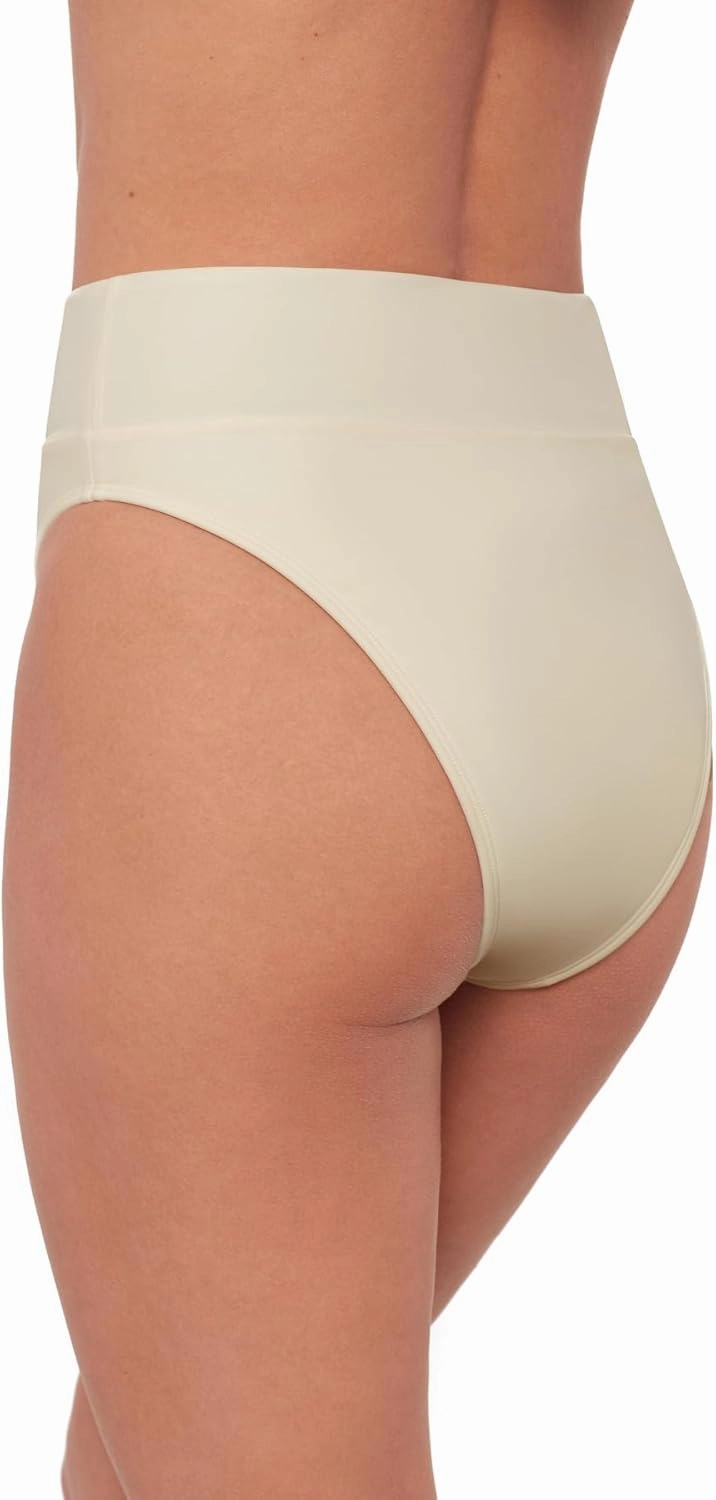 Sports Illustrated Women's Standard Wide Band Leg High Waist Bikini Bottom