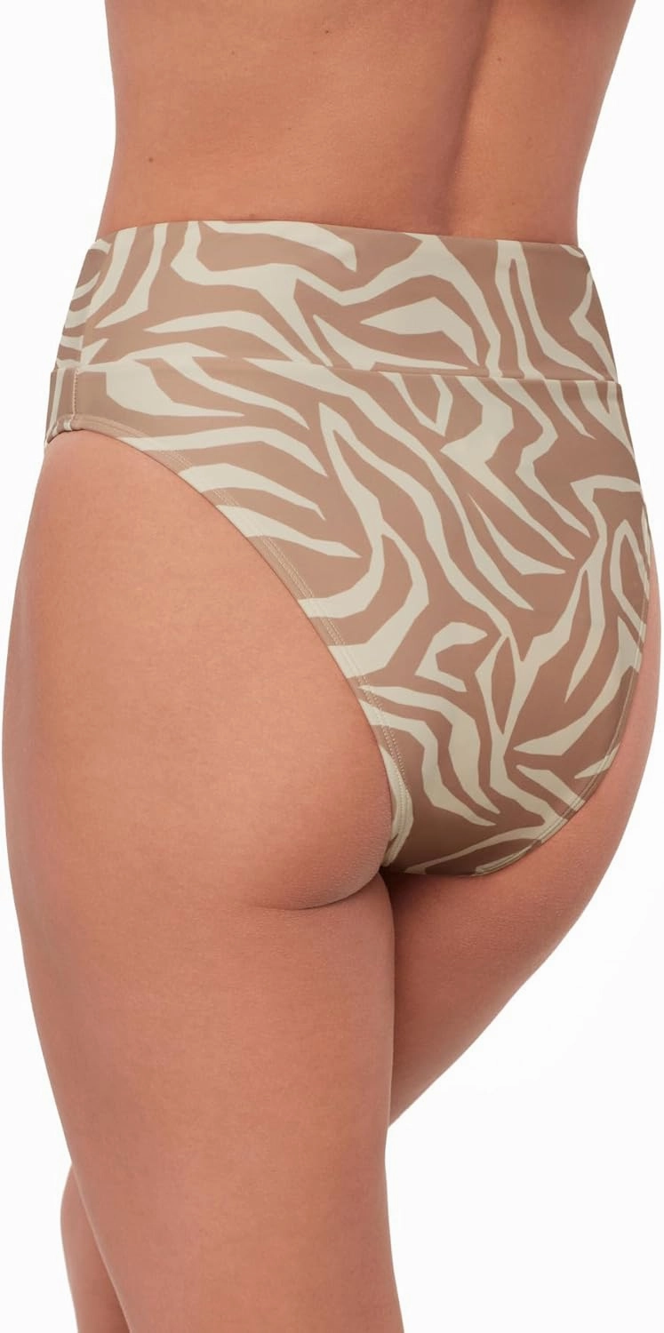 Sports Illustrated Women's Standard Wide Band Leg High Waist Bikini Bottom