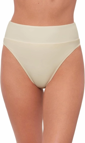 Sports Illustrated Women's Standard Wide Band Leg High Waist Bikini Bottom